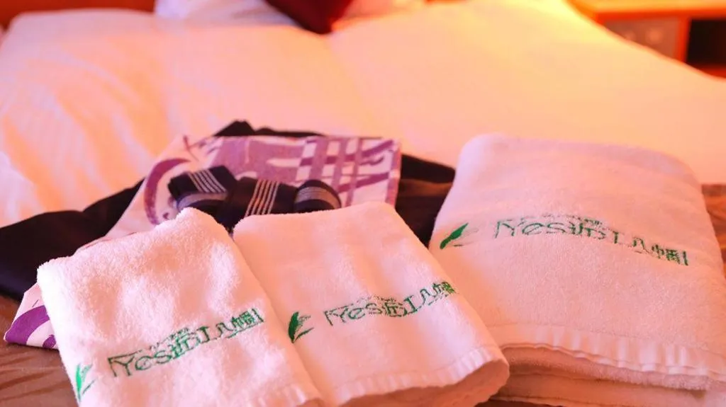 Bed in Green Hotel Yes Omihachiman