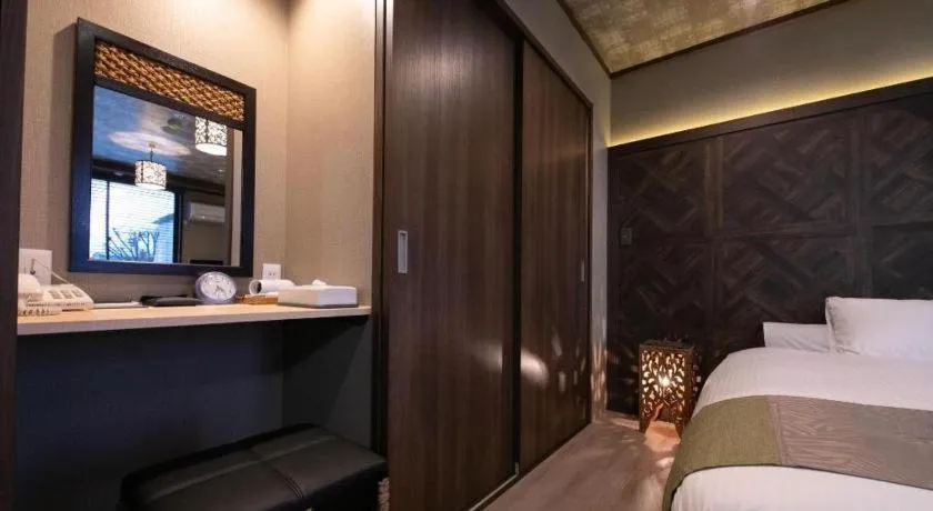 Bed in Green Hotel Yes Omihachiman