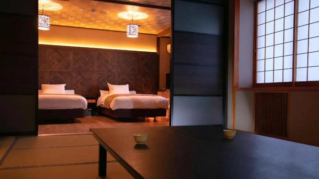 Bed in Green Hotel Yes Omihachiman