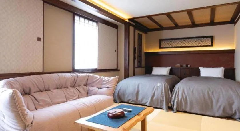 Bed in Otaru Furukawa Hotel