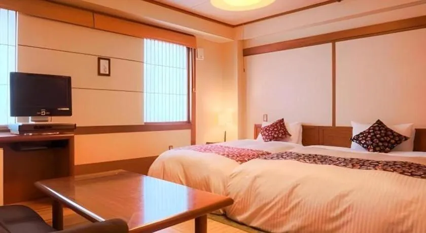 Bed in Otaru Furukawa Hotel