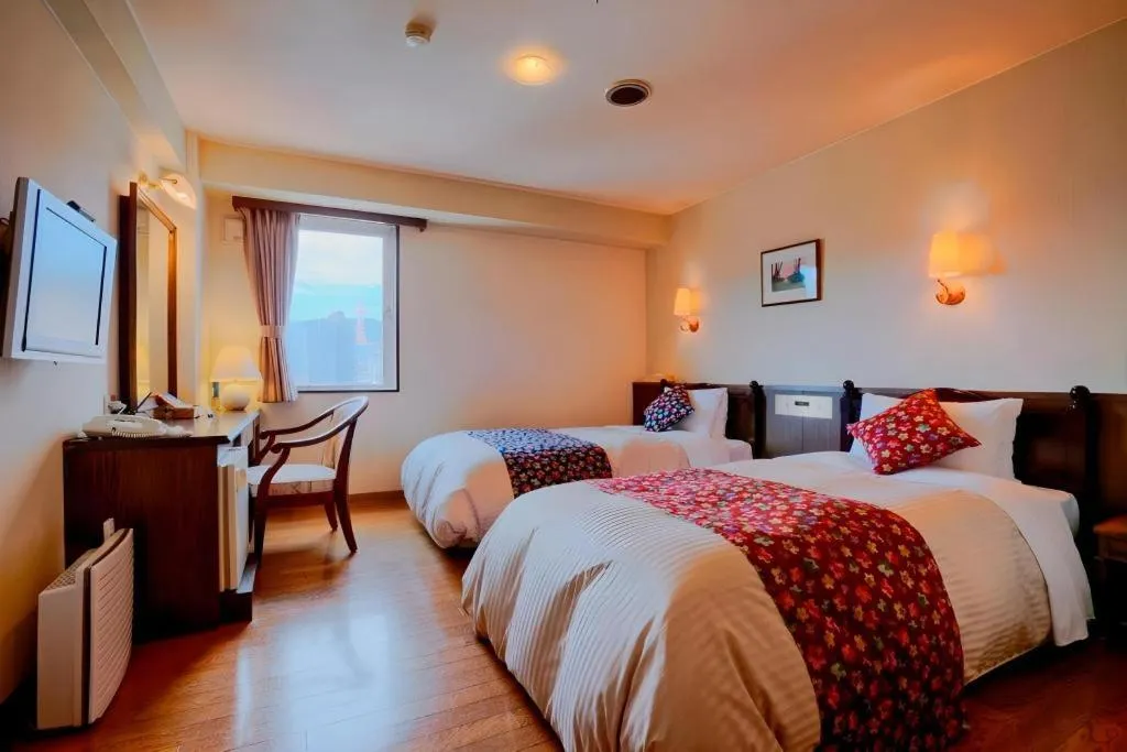 Bed in Otaru Furukawa Hotel