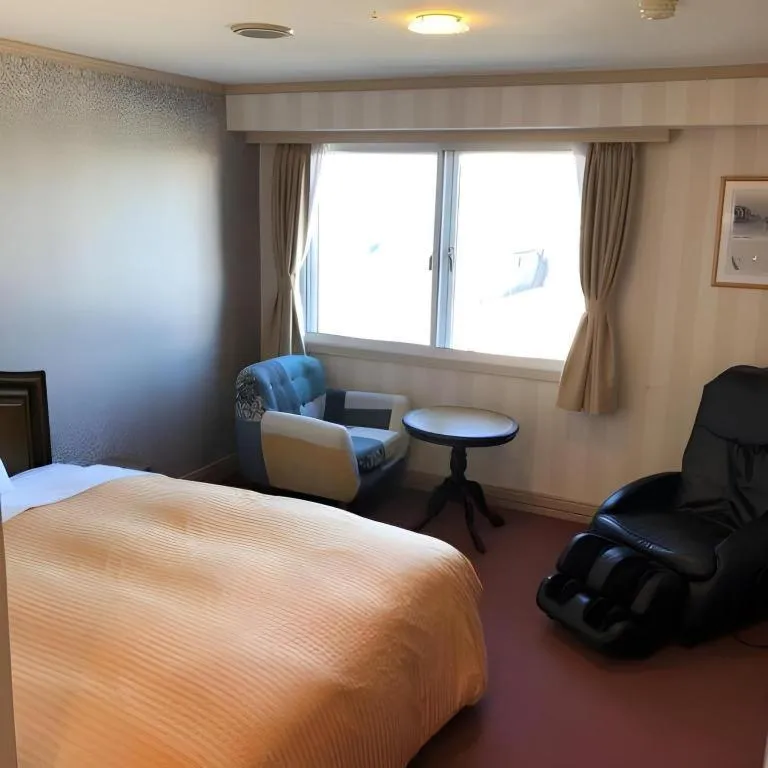 Bed in Otaru Furukawa Hotel