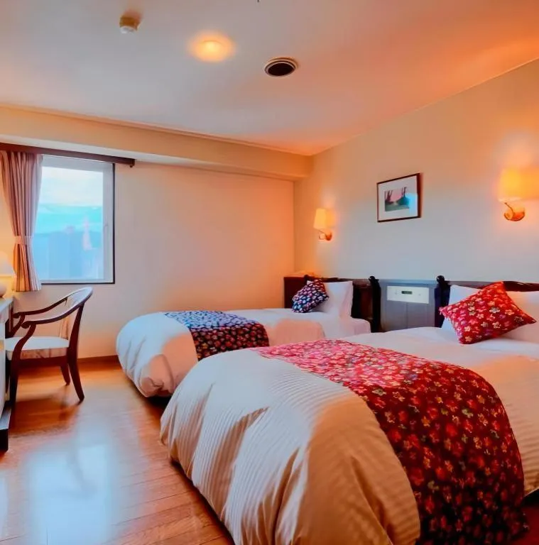 Bed in Otaru Furukawa Hotel