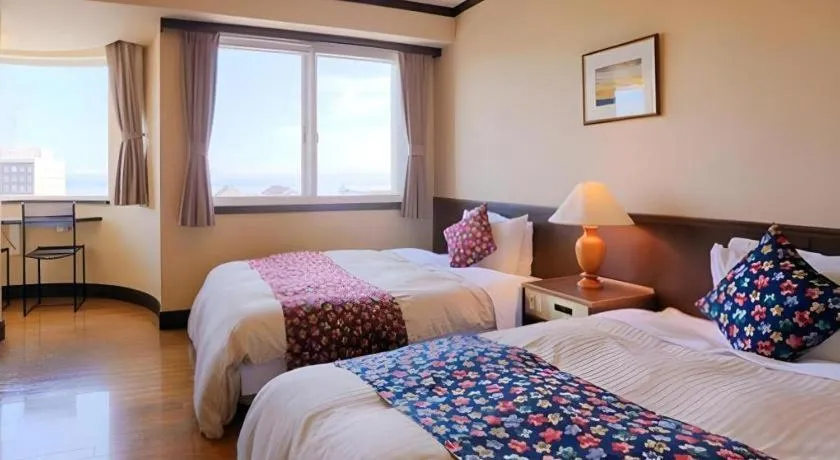 Bed in Otaru Furukawa Hotel