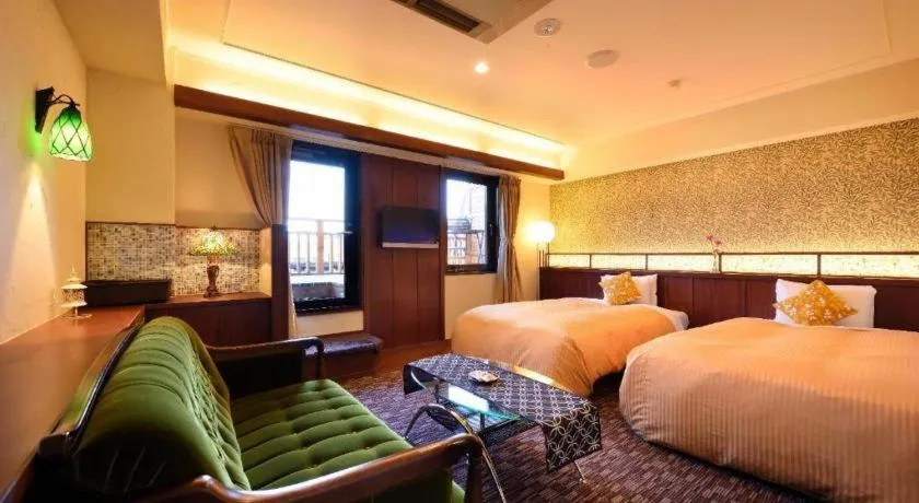 Bed in Otaru Furukawa Hotel