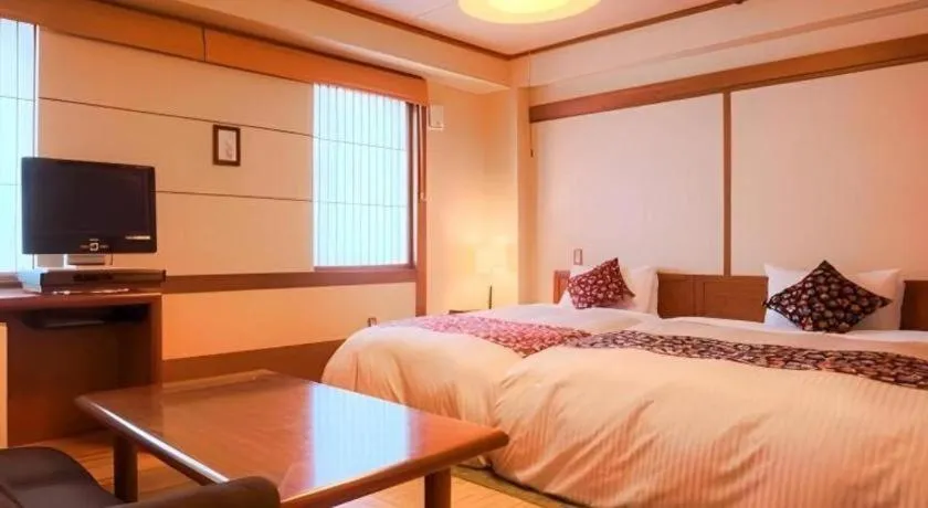 Bed in Otaru Furukawa Hotel