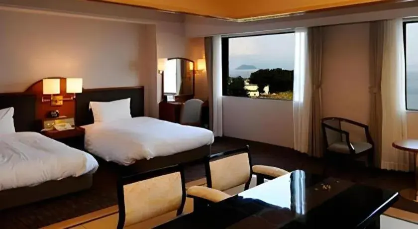 Bed in Imazu Sun Bridge Hotel Bed in Imazu Sun Bridge Hotel