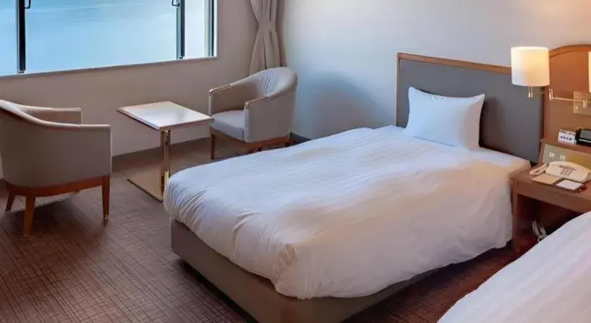 Bed in Imazu Sun Bridge Hotel Bed in Imazu Sun Bridge Hotel