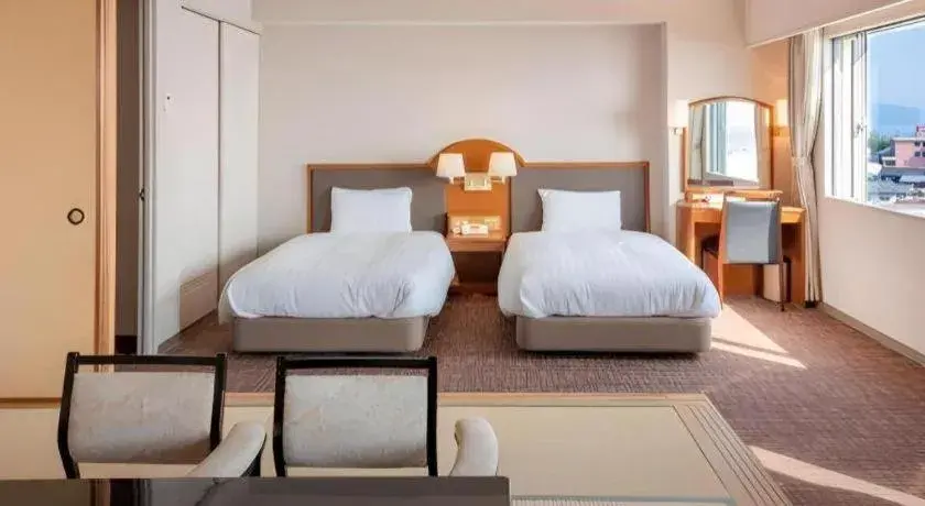Bed in Imazu Sun Bridge Hotel Bed in Imazu Sun Bridge Hotel