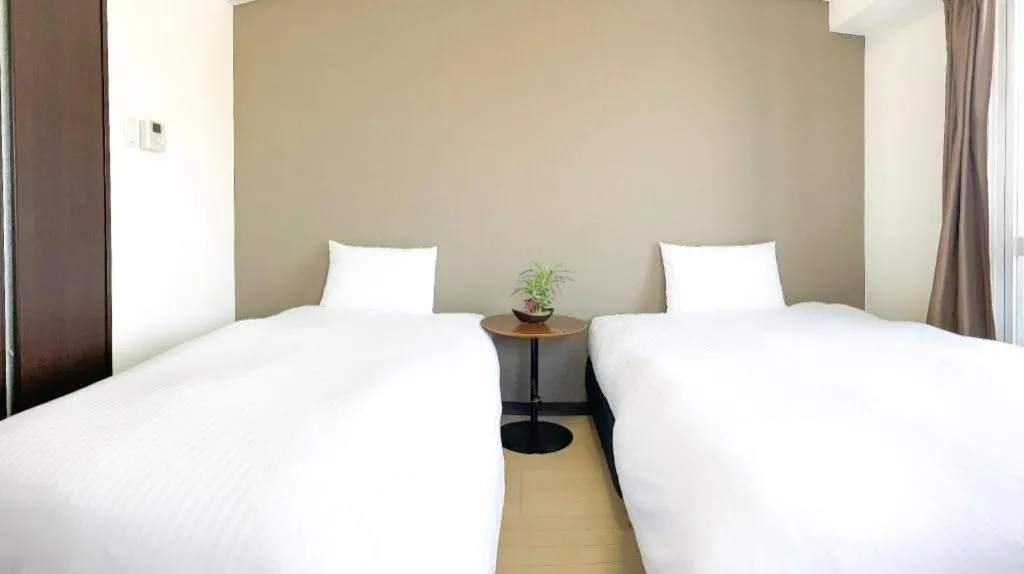 Bed in Villa Coast Nishimachi - Guesthouse in Okinawa