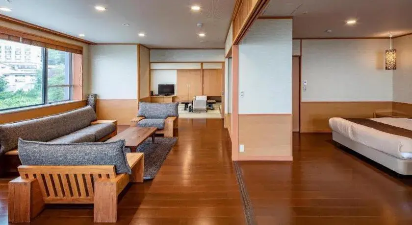 Bed in Hotel Kogure Bed in Hotel Kogure