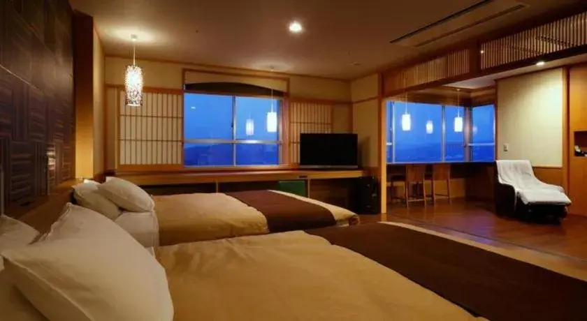 Bed in Hotel Kogure Bed in Hotel Kogure