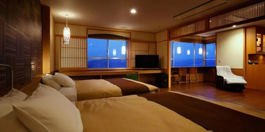 Bed in Hotel Kogure