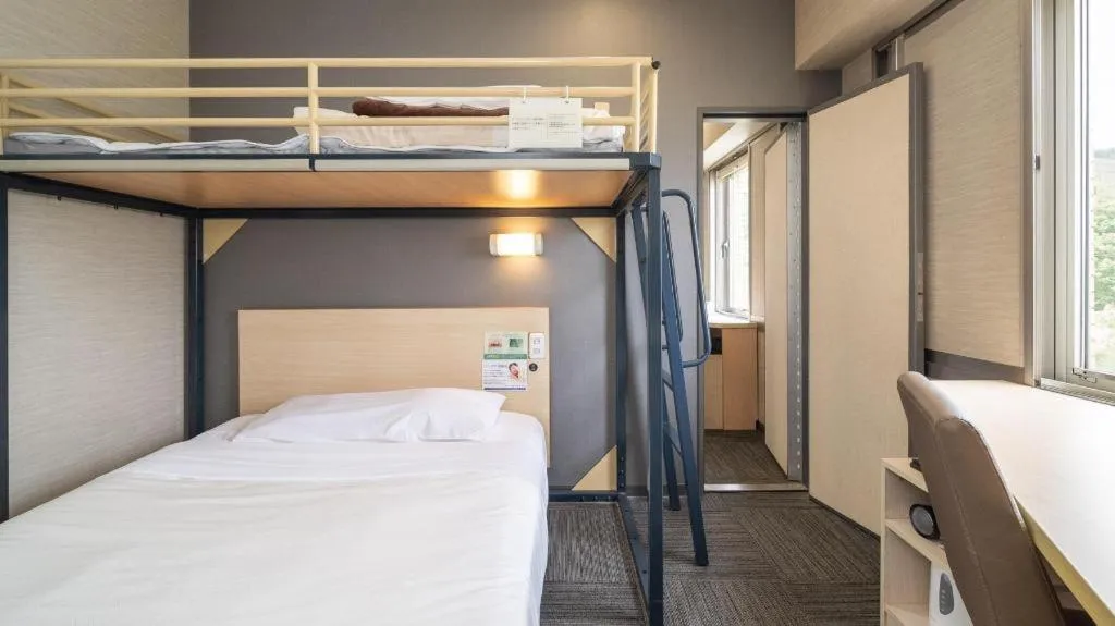 Bed in Super Hotel Arai-Niigata