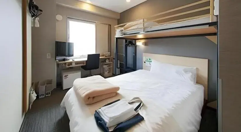 Bed in Super Hotel Arai-Niigata Bed in Super Hotel Arai-Niigata