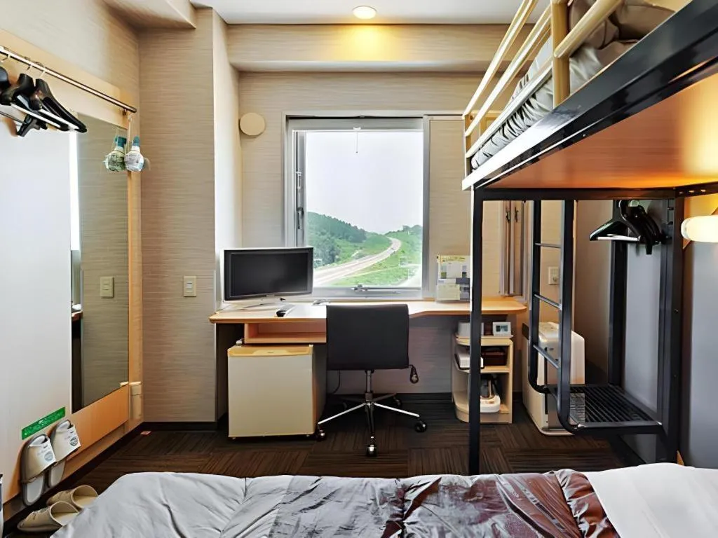 Bed in Super Hotel Arai-Niigata