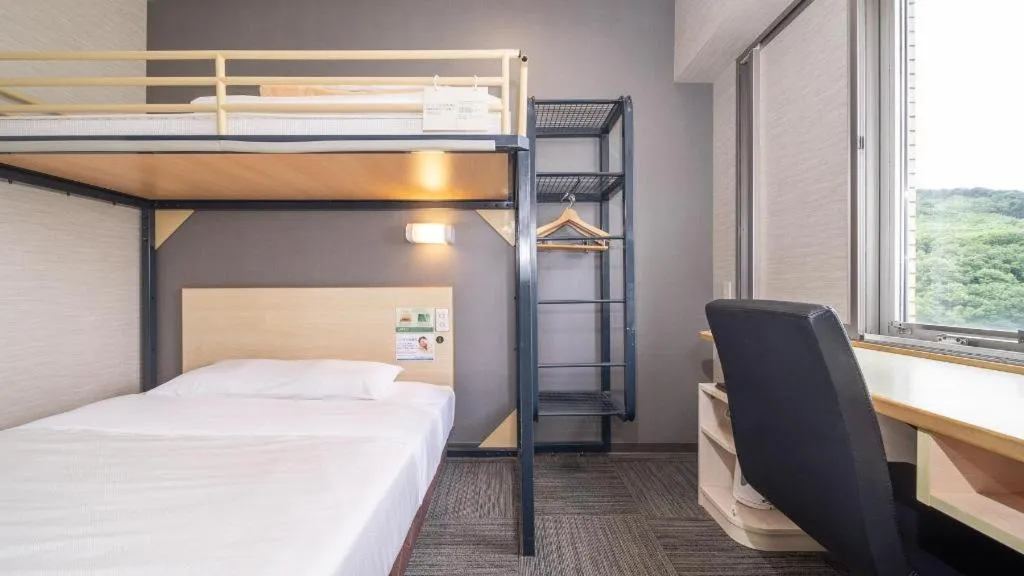 Bed in Super Hotel Arai-Niigata