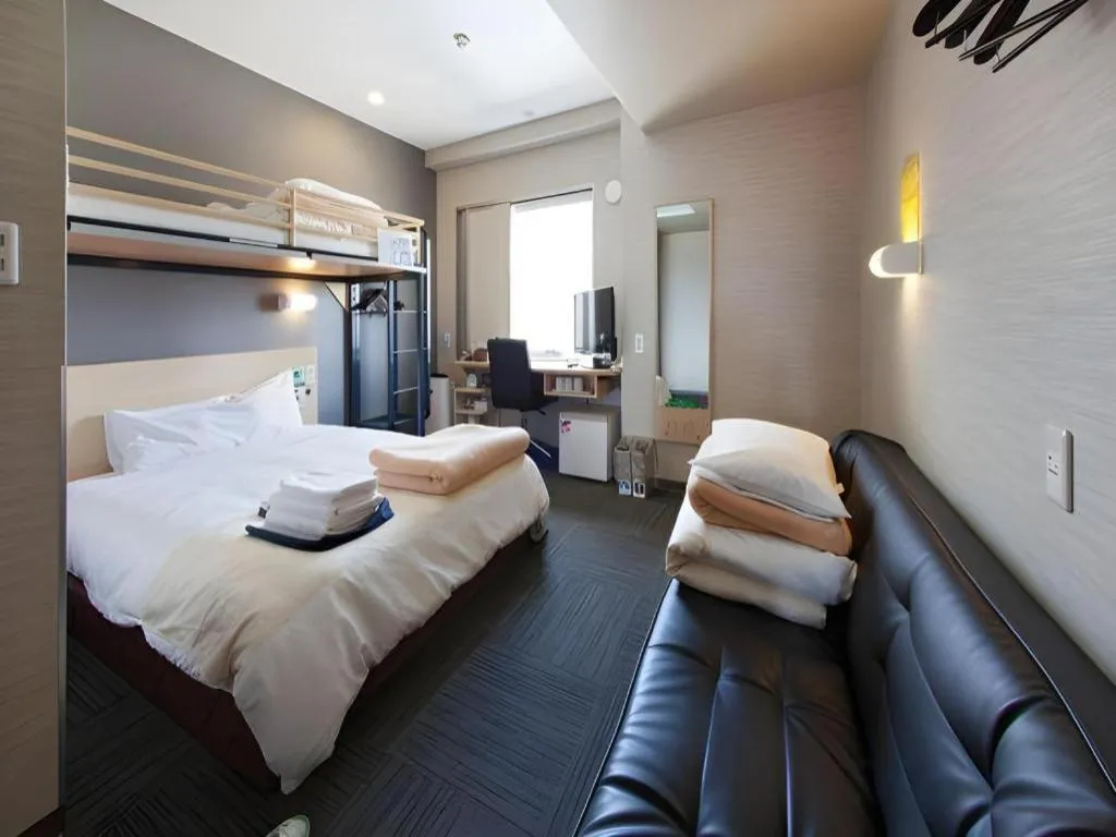 Bed in Super Hotel Arai-Niigata