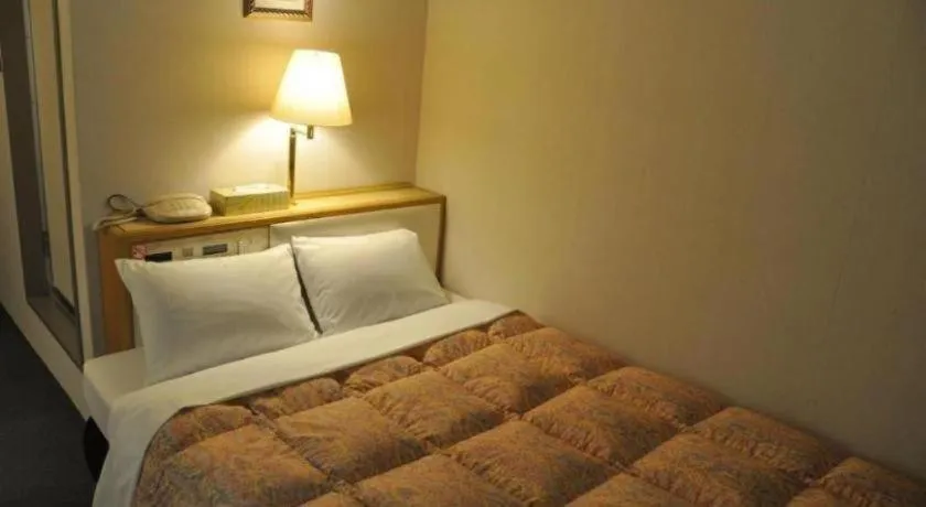 Bed in Palace Inn Toyota