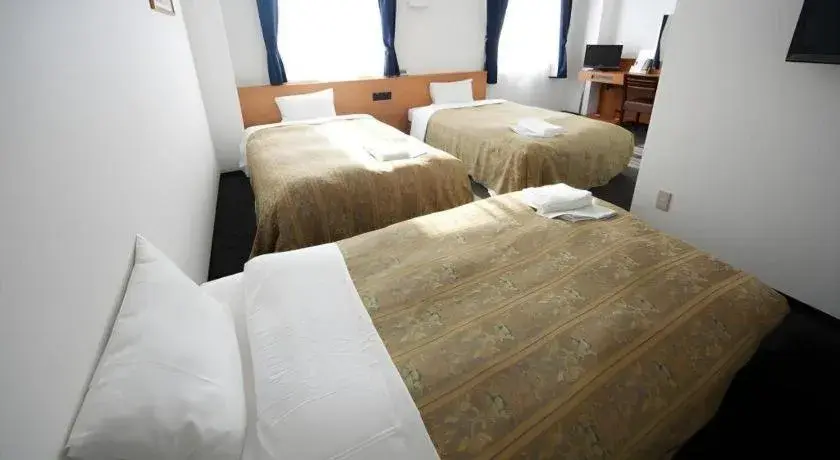 Bed in Hirata Maple Hotel Bed in Hirata Maple Hotel