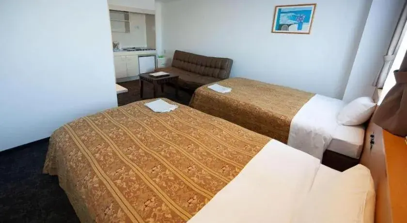 Bed in Hirata Maple Hotel Bed in Hirata Maple Hotel