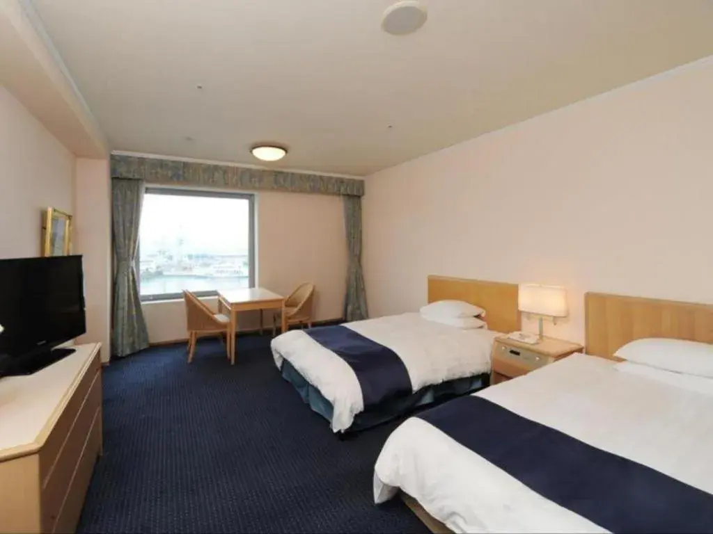 Bed in Green Hill Hotel Onomichi Bed in Green Hill Hotel Onomichi