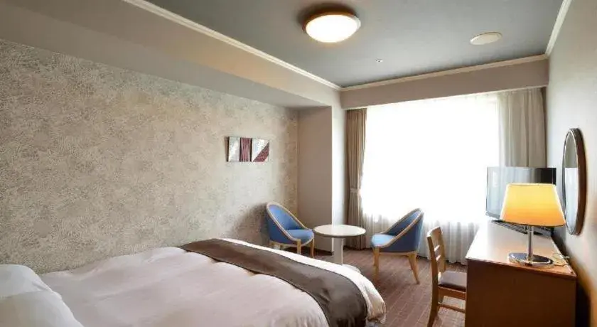 Bed in Green Hill Hotel Onomichi Bed in Green Hill Hotel Onomichi