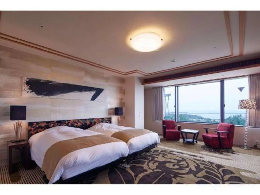 Bed in Centurion Hotel Technoport Fukui- Artificial Radium Hot Spring