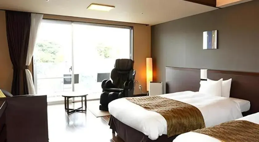 Bed in Hotel Wellseason Hamanako Bed in Hotel Wellseason Hamanako