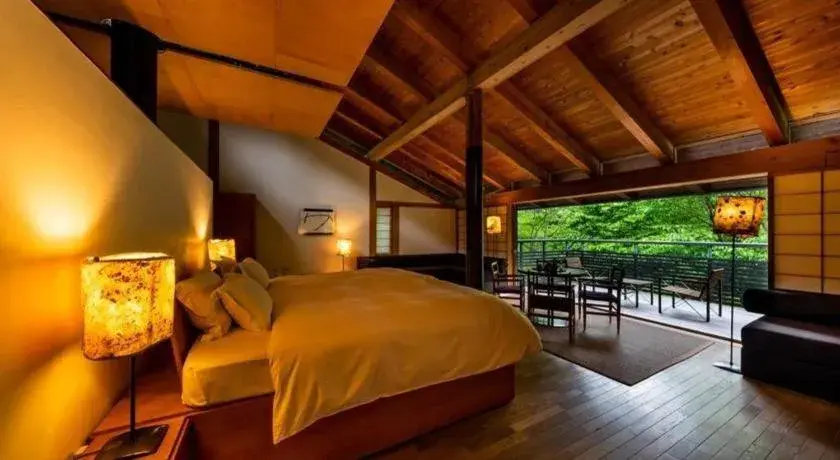 Bed in Auberge Tosayama Bed in Auberge Tosayama