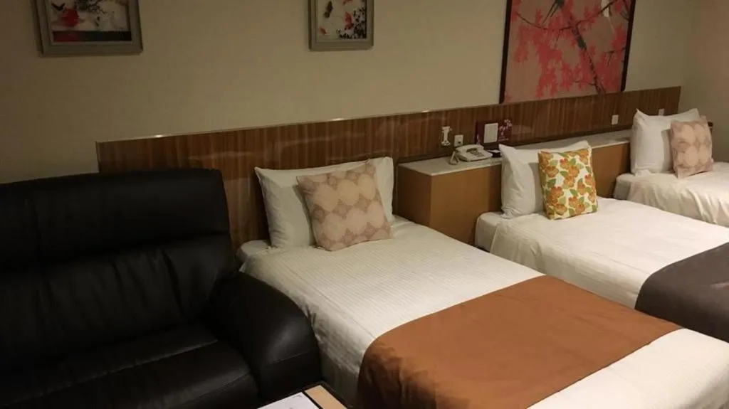 Bed in Hotel Kanade Osaka Namba