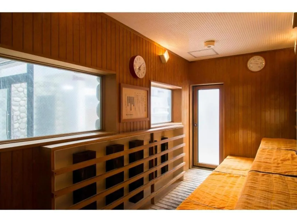 Bed in Sea Side Villa Bokkai