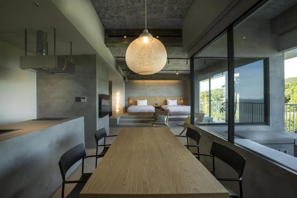 Bed in MISAKI TERRACE