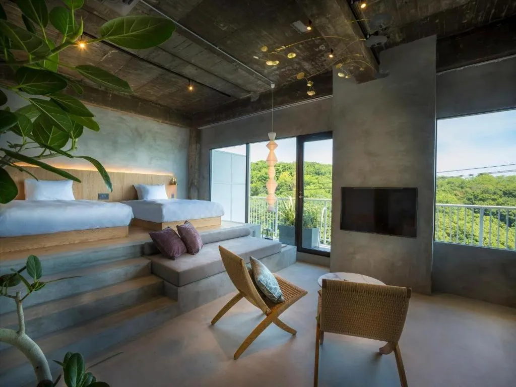 Bed in MISAKI TERRACE