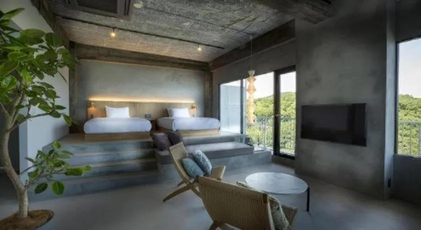 Bed in MISAKI TERRACE