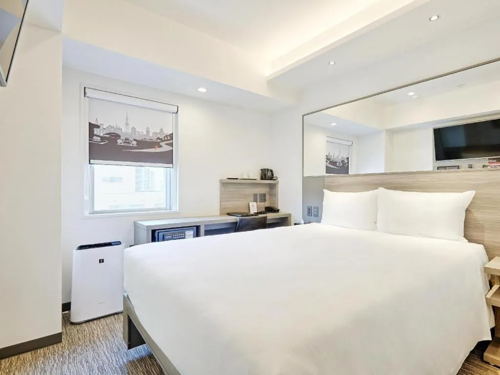 Bed in Red Planet Sapporo Susukino South