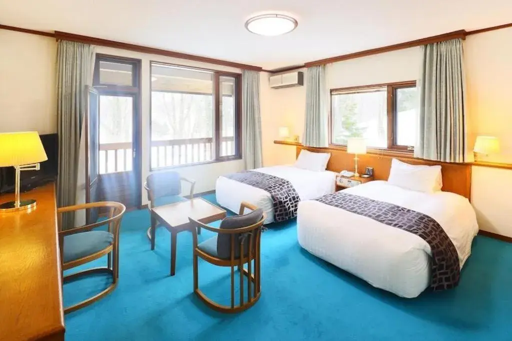 Bed in Hakkoda Hotel Bed in Hakkoda Hotel