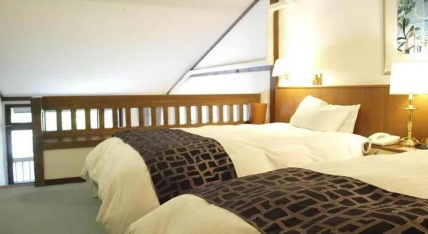 Bed in Hakkoda Hotel