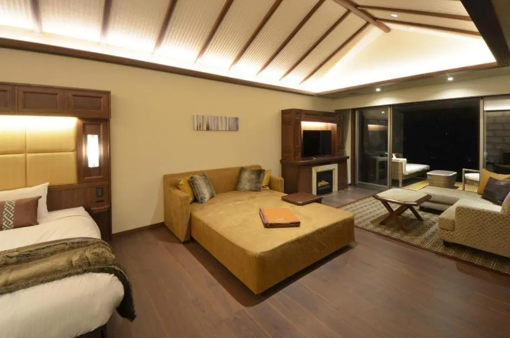 Bed in Akakura Kanko Hotel