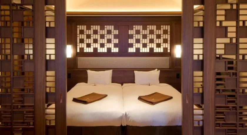 Bed in Akakura Kanko Hotel