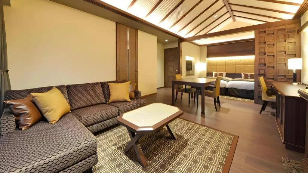 Bed in Akakura Kanko Hotel