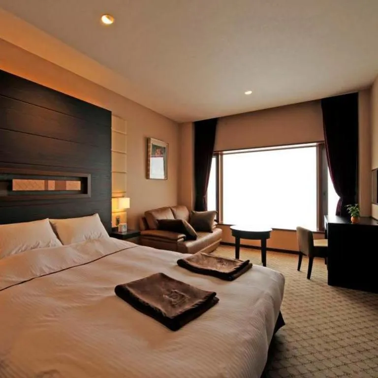 Bed in Akakura Kanko Hotel