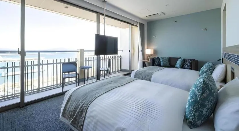 Bed in Goto Tsubaki Hotel