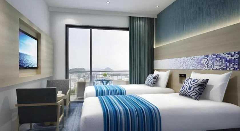 Bed in Goto Tsubaki Hotel