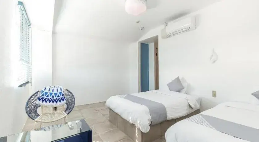 Bed in Mykonos Resort Miura Bed in Mykonos Resort Miura