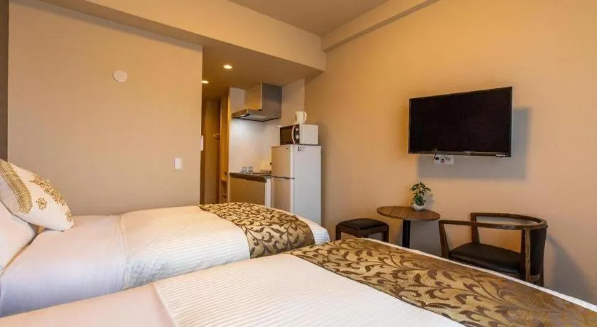 Bed in Mr.KINJO LINK in KUME NAHA