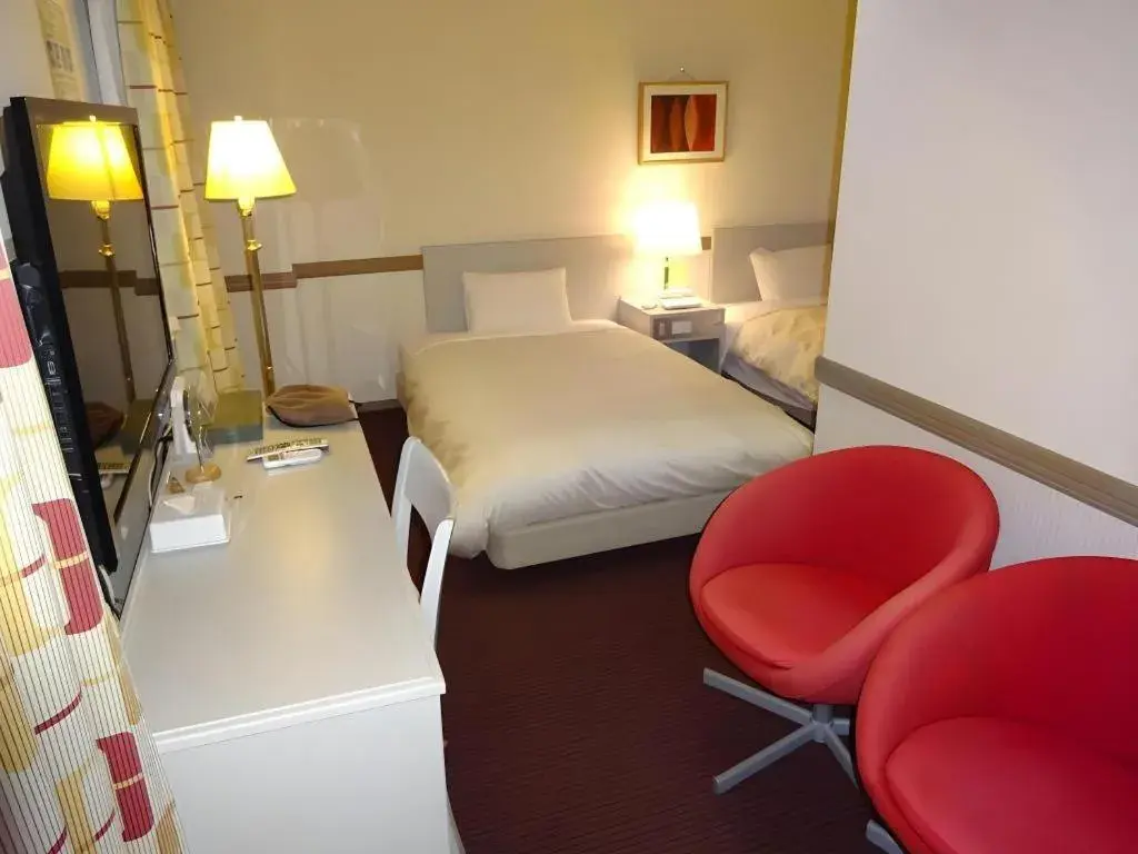 Bed in Matsumoto Wellton Hotel Bed in Matsumoto Wellton Hotel