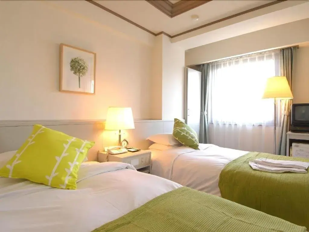 Bed in Matsumoto Wellton Hotel Bed in Matsumoto Wellton Hotel