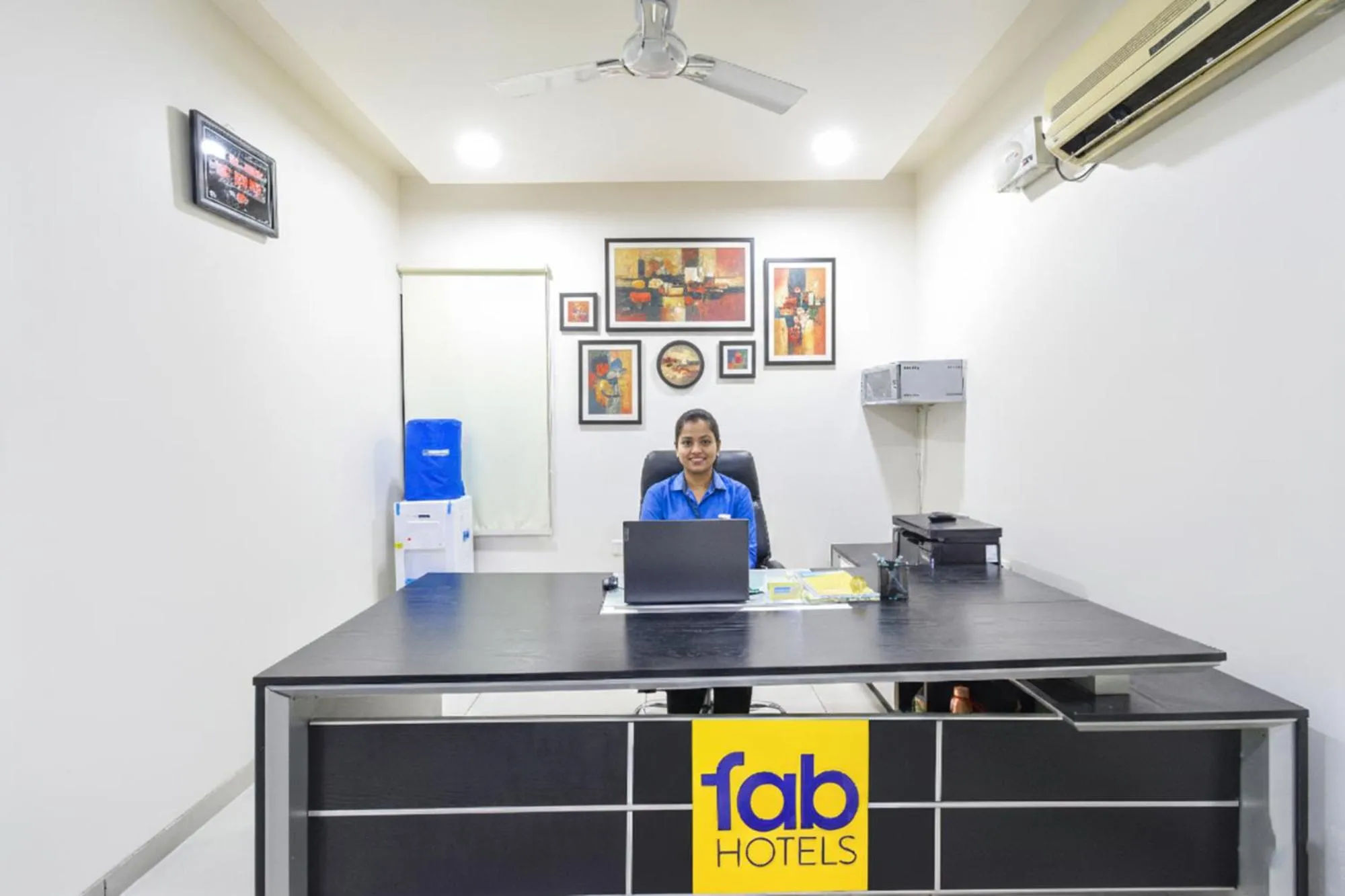 Lobby or reception in FabHotel De Alphabet II - Nr Ameerpet Metro Station